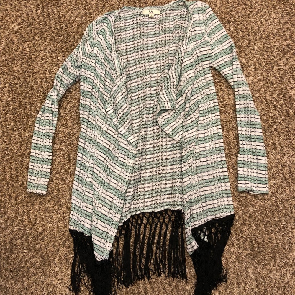 Fringe cardigan